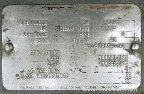 Used Technical Process & Engineering Compounding System, Type 2E1. Consisting of: (1) Compact Processor 2E1 Continuous Mixer. Cored rotors driven by an 30 hp, volt, 1150 rpm DC motor. (1) approximate...