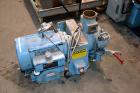 Used Compounding Line Consisting Of: (1) Farrel size 4LMSD Continuous Mixer. Modified top feed, side discharge. Oil heated, over-under rotor design. Driven by a 150hp, 500 volt, 1750 rpm DC motor thr...