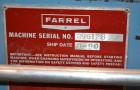 Used Compounding Line Consisting Of: (1) Farrel size 4LMSD Continuous Mixer. Modified top feed, side discharge. Oil heated, over-under rotor design. Driven by a 150hp, 500 volt, 1750 rpm DC motor thr...