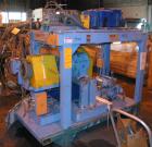 USED: Farrel internal mixing and extrusion system, type CP12, consisting of (1) Farrel continuous mixer, 10:1 L/D. Material of construction is carbon steel on product contact parts. 5.6 kw motor feed...