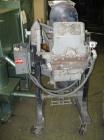 Used LAB Gelimat, high shear, flush mounted, jacketed body, 25 hp 230/460 volt motor driven by a Yasakawa model E7 vari-speed inverter, manually ioerated, air assisted load and discharge door.