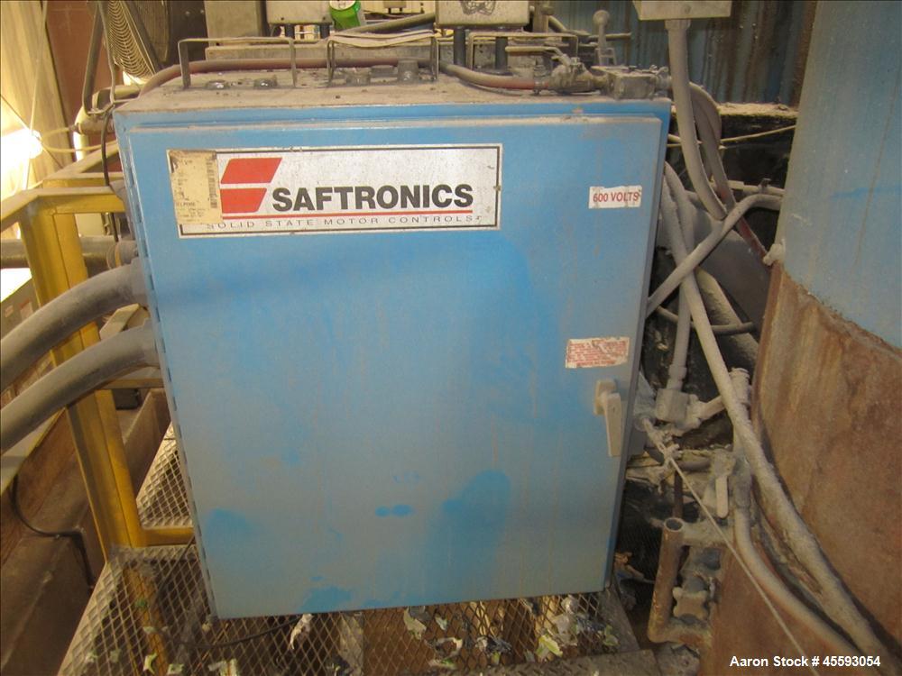Used Cal Sierra densifier unit, 250 hp motor, 575 VAC, W/EZ6 soft start system, s/n n/a