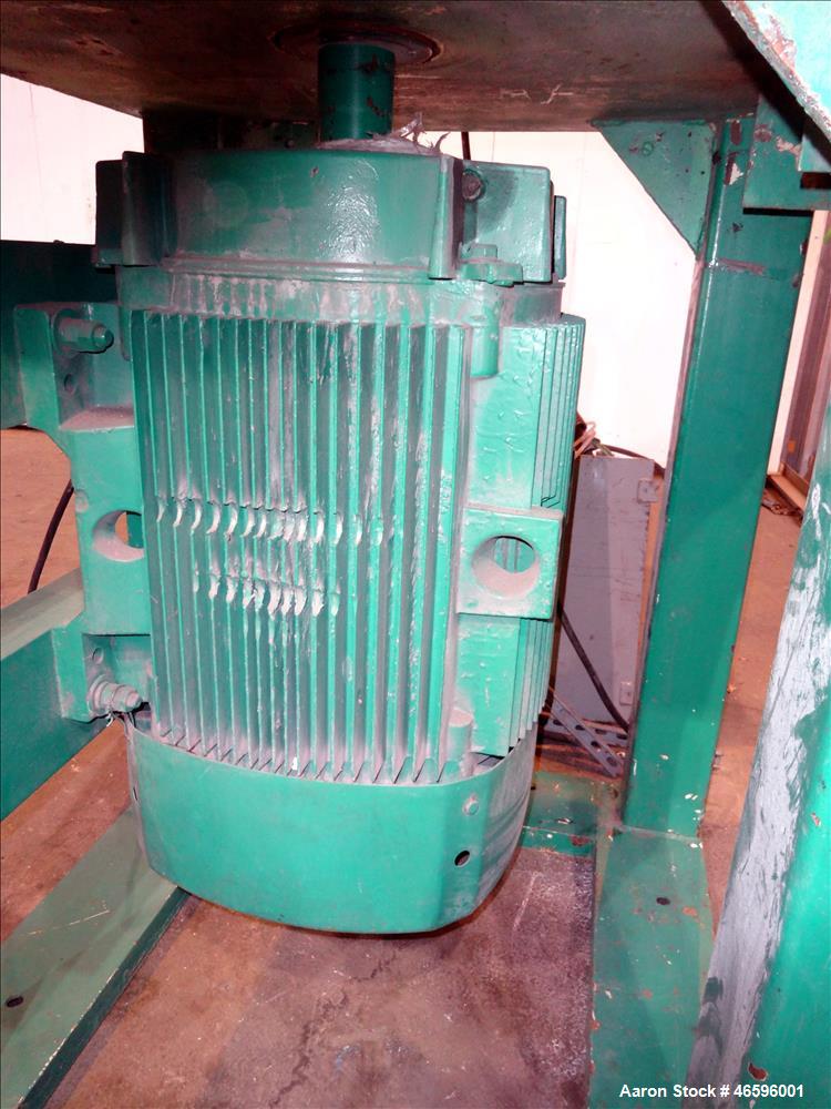 Used Odawara Automation Densifier, Carbon Steel. Approximate 38" diameter x 46" deep mixing chamber. Flat top with feed opening, side bottom discharge with door, side access door. Single tier bottom ...