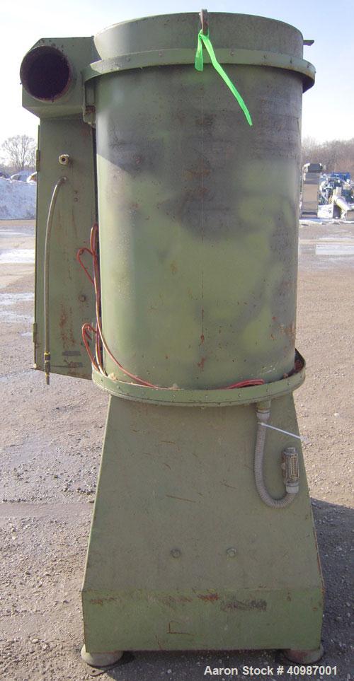Used Weiss Densifier, model RL600, carbon steel. Approximately 600 liter capacity. Oval shaped bowl 26'' x 50'' x 43'' deep. (2) Bottom blades, each driven by an approximate 50 hp motor. Back outlet ...