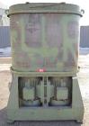 Used Weiss Densifier, model RL600, carbon steel. Approximately 600 liter capacity. Oval shaped bowl 26'' x 50'' x 43'' deep. (2) Bottom blades, each driven by an approximate 50 hp motor. Back outlet ...