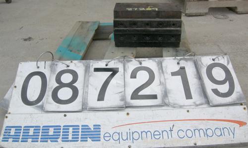 USED: Approximately 30 hole strand die last used with 4-1/2" extruder.