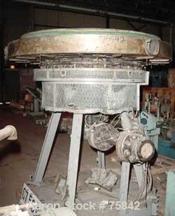USED: GEC 36" blown film die including air ring. Mounted on a cart with casters.  Last used with approximate 4.5" extruder.