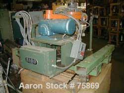 USED: Sano 2 layer oscillating die cart, driven by 0.5 hp motor and1500 ratio gearbox. Mfg 3/7/83.
