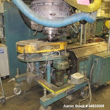 Used USED 16" O.D. WESTERN OSCILLATING BLOWN FILM DIE, ON WESTERN OSCILLATING CART. INCLUDES ADDEX DUAL LIP AIR RING.