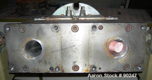 USED: Dual manifold adapter. Last used on a 92 mm twin screw extruder.