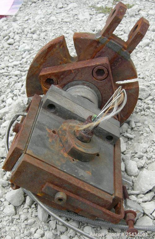 Used Cross Head Die Block, last used on a 1-1/2" extruder.