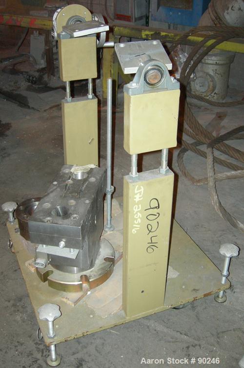 Used Dual Manifold Adapter. Last used on a 92 mm twin screw extruder.