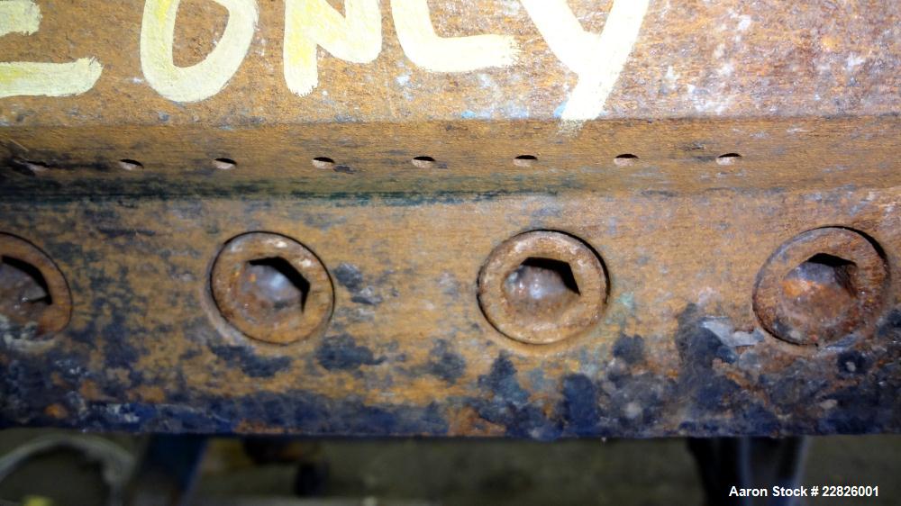 Used Barrel Mounted 30 Hole Strand Die. No manufacturers tag. Last used on a 110mm twin screw extruder.