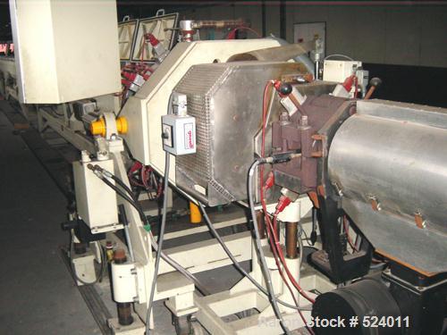 USED: Reifenhaeuser pipe die unit, type RK-R 0400. External diameter3.5" - 17.7" (90-450 mm). Connecting tools to co-extruder 90 degangle, including (1) 3.5"/0.32" die head (90 mm, thickness 8.2 mm);...