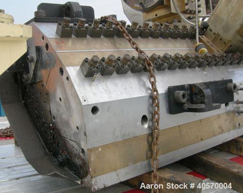 Used EDI 3 Manifold Sheet Die. Approximate 78-1/4" slot opening with upper adjustable lip. Fixed removable lower lip with 2 restrictor bars. Installed lower lip for gap range from .345 to .443. Die f...