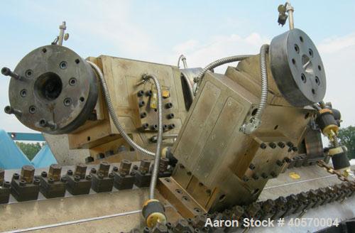 Used EDI 3 Manifold Sheet Die. Approximate 78-1/4" slot opening with upper adjustable lip. Fixed removable lower lip with 2 restrictor bars. Installed lower lip for gap range from .345 to .443. Die f...