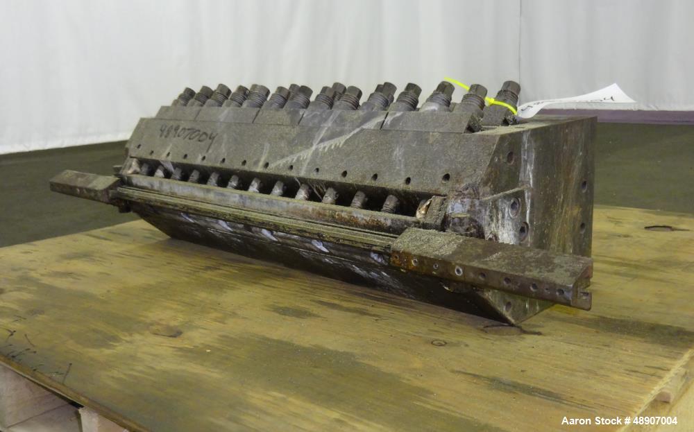Used 30" Wide Sheet Die, 45 Degree Restrictor Bar.