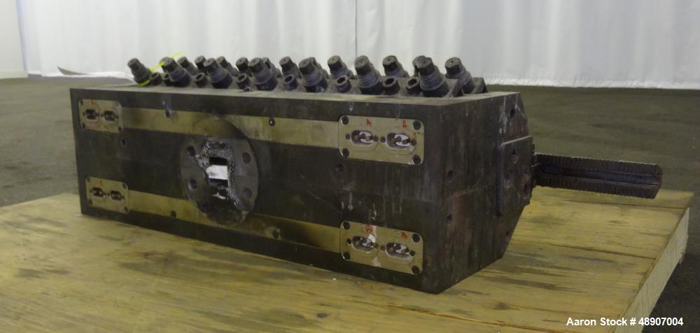 Used 30" Wide Sheet Die, 45 Degree Restrictor Bar.