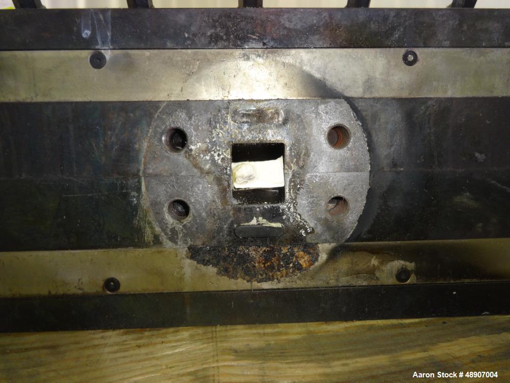 Used 30" Wide Sheet Die, 45 Degree Restrictor Bar.