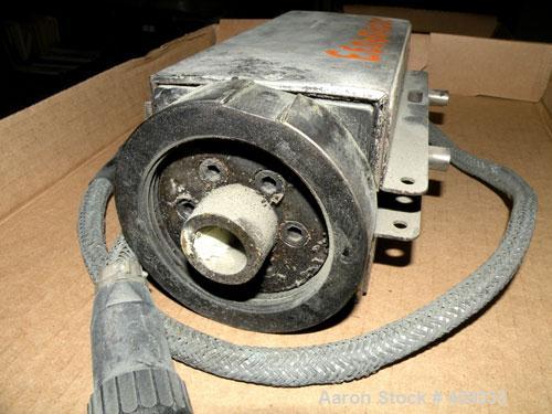 Used Brabender 3/4'' wide strip die. Back center feed. 240 volt, 850 watt.