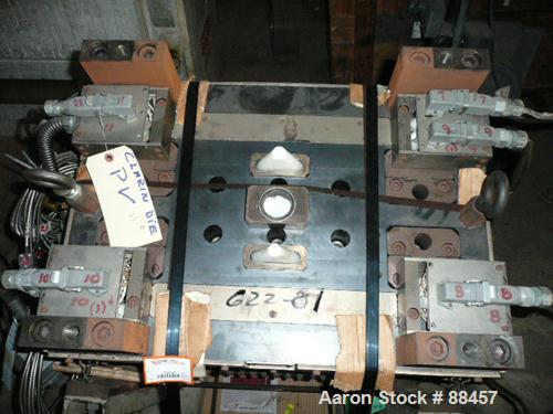 Used Cloeren 22" Wide Manual 3 Layer Flex Lip Extrusion Die 