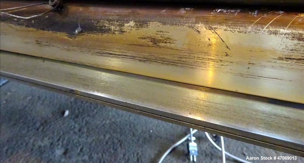 Used EDI Extrusion Dies 85" Wide Autoflex H40C Sheet Die. Approximately 4" wide x 3/4" tall back center feed. Lip opening 0.001 to 0.030. Serial# 85-9168-2, built 1985.