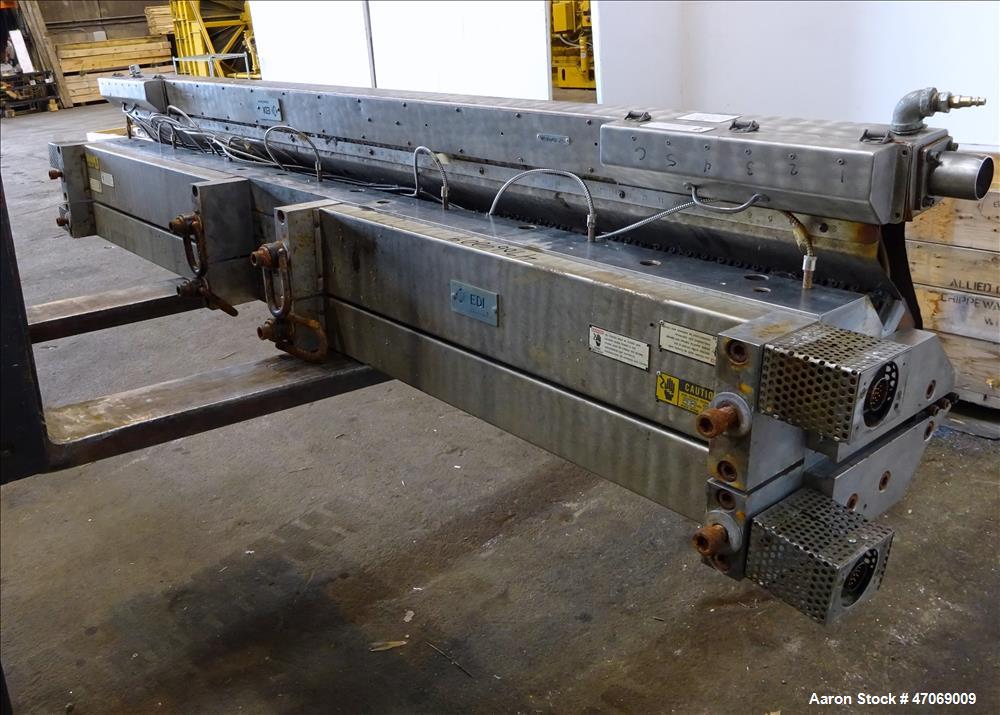 Used EDI 94" H40 Sheet Die. Back center feed. Serial# 90-13229