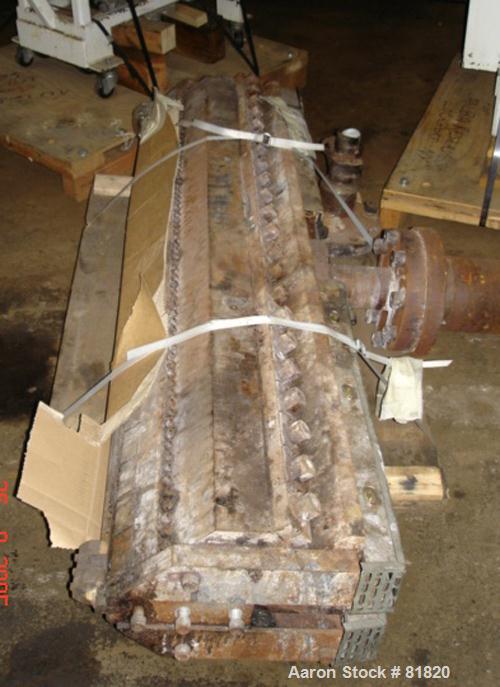 USED: EDI type 54" wide flex lip sheet die, H-40 style.