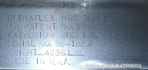 Used EDI 90" Wide Ultraflex Sheet Die, Type HRC300.