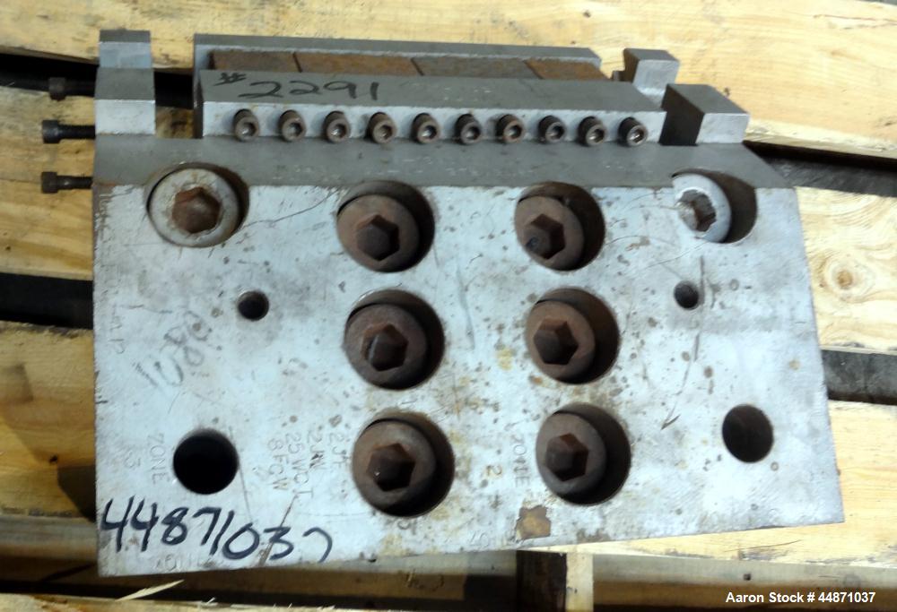 Used EDI 10.75" Wide MasterFlex H-75 Sheet Die.  Back center feed.  Serial #0821-89, built 1989.