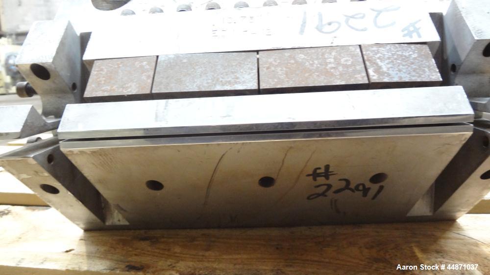 Used EDI 10.75" Wide MasterFlex H-75 Sheet Die.  Back center feed.  Serial #0821-89, built 1989.