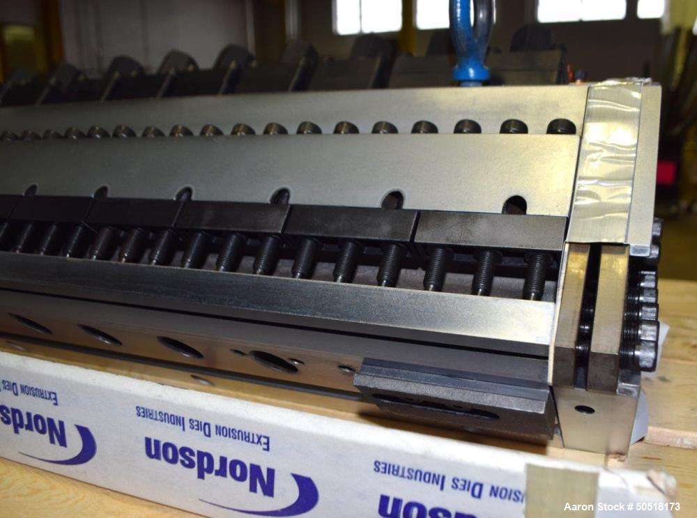 Used EDI Extrusion Dies Fully Refurbished 41” Wide Ultraflex Flex Lip Sheet Die