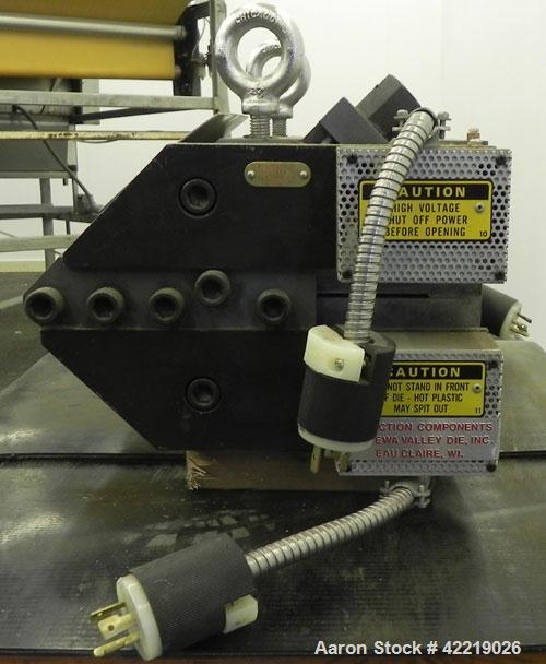 Used EDI 12" Wide Ultraflex Sheet Die, Model R75-2.