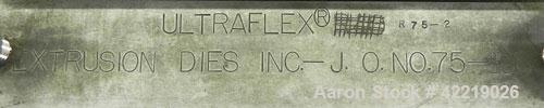 Used EDI 12" Wide Ultraflex Sheet Die, Model R75-2.