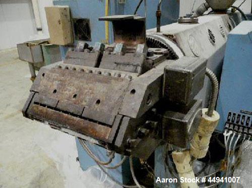 Used EDI Extrusion Die 9" Sheet Die, Model R75.  Upper flexible lip and a removable lower lip.  Center back fed entrance.