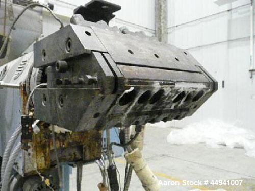 Used EDI Extrusion Die 9" Sheet Die, Model R75.  Upper flexible lip and a removable lower lip.  Center back fed entrance.
