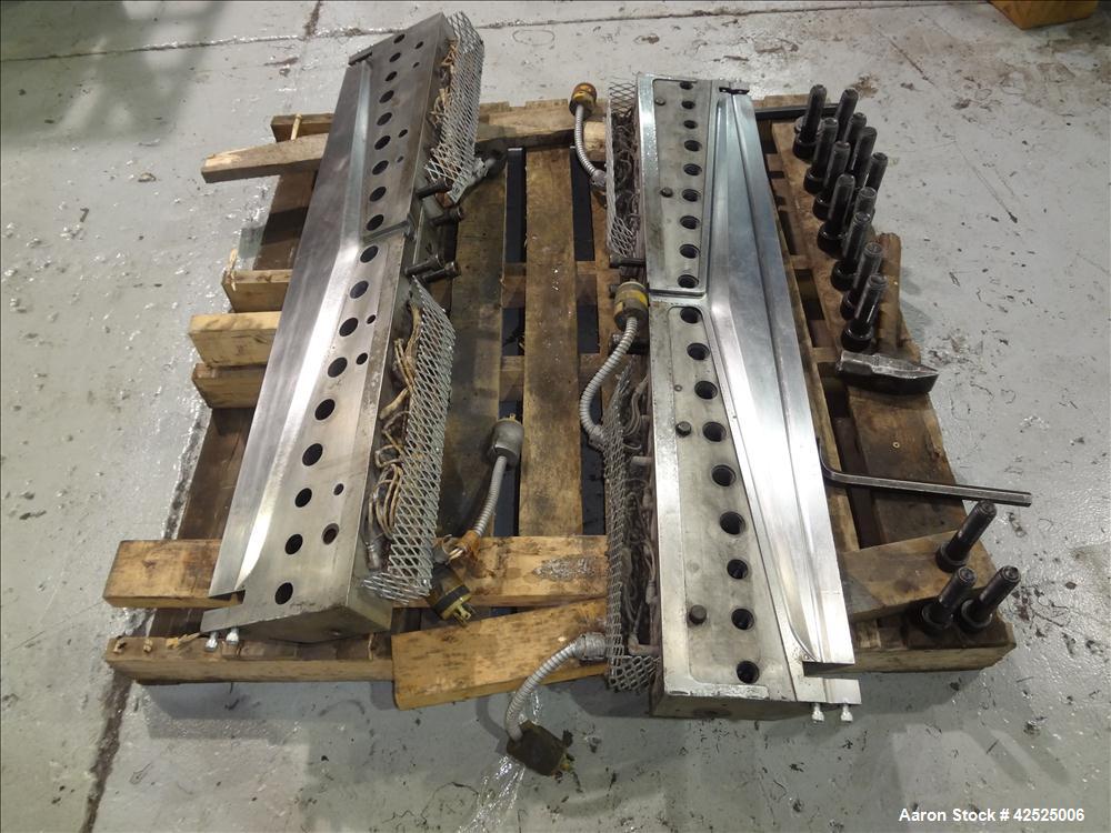 Used EDI Extrusion Die 44" Wide Sheet Die. Back center feed. Serial# RW-73-5148.