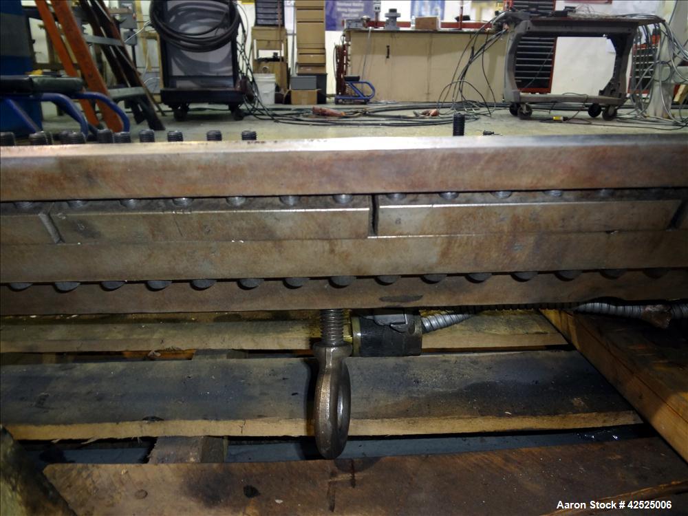 Used EDI Extrusion Die 44" Wide Sheet Die. Back center feed. Serial# RW-73-5148.