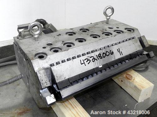 Used EDI Ultraflex H-75 20’’ Wide Flex Lip Sheet Die. 1" Back center feed. 1/480 Volt.