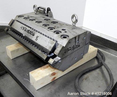 Used EDI Ultraflex H-75 20’’ Wide Flex Lip Sheet Die. 1" Back center feed. 1/480 Volt.