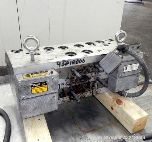 Used EDI Ultraflex H-75 20’’ Wide Flex Lip Sheet Die. 1" Back center feed. 1/480 Volt.