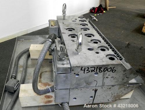 Used EDI Ultraflex H-75 20’’ Wide Flex Lip Sheet Die. 1" Back center feed. 1/480 Volt.