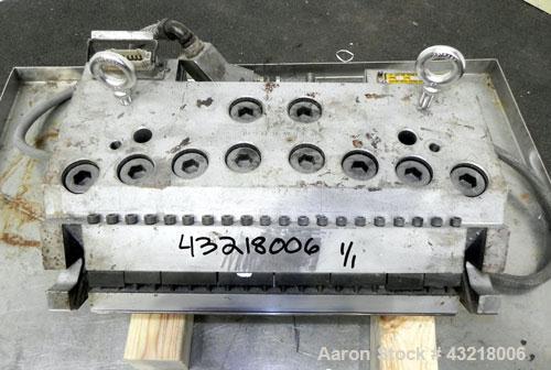 Used EDI Ultraflex H-75 20’’ Wide Flex Lip Sheet Die. 1" Back center feed. 1/480 Volt.