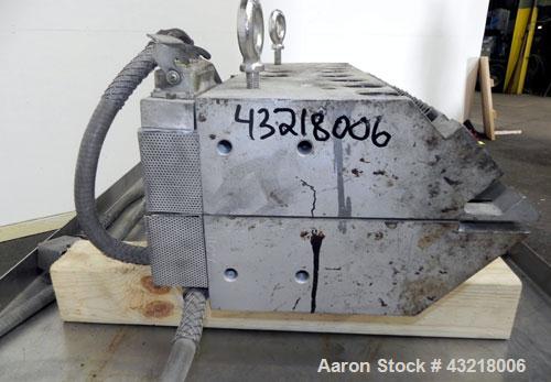 Used EDI Ultraflex H-75 20’’ Wide Flex Lip Sheet Die. 1" Back center feed. 1/480 Volt.