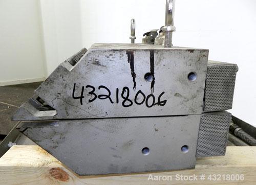 Used EDI Ultraflex H-75 20’’ Wide Flex Lip Sheet Die. 1" Back center feed. 1/480 Volt.