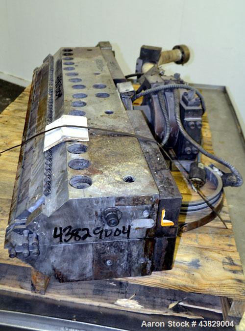 Used- EDI Ultraflex 44" Wide Sheet Die, Model H75. Back center feed.