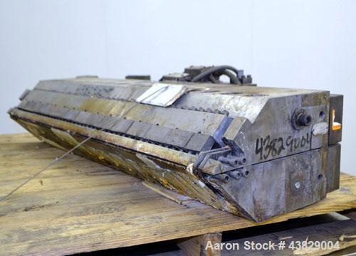 Used EDI Ultraflex 44" Wide Sheet Die, Model H75. Back center feed.