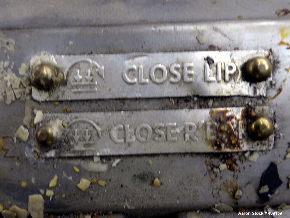 Used EDI 43.5" Wide Sheet Die. Includes restrictor bar, and back center feed. Serial# 97-18890-1-2.