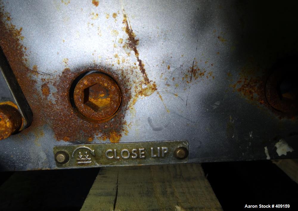 Used EDI 43.5" Wide Sheet Die. Includes restrictor bar, and back center feed. Serial# 97-18890-1-2.