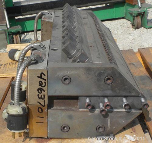 Used EDI 30" Wide Sheet Die. Restrictor bar, 3/4" back center feed.